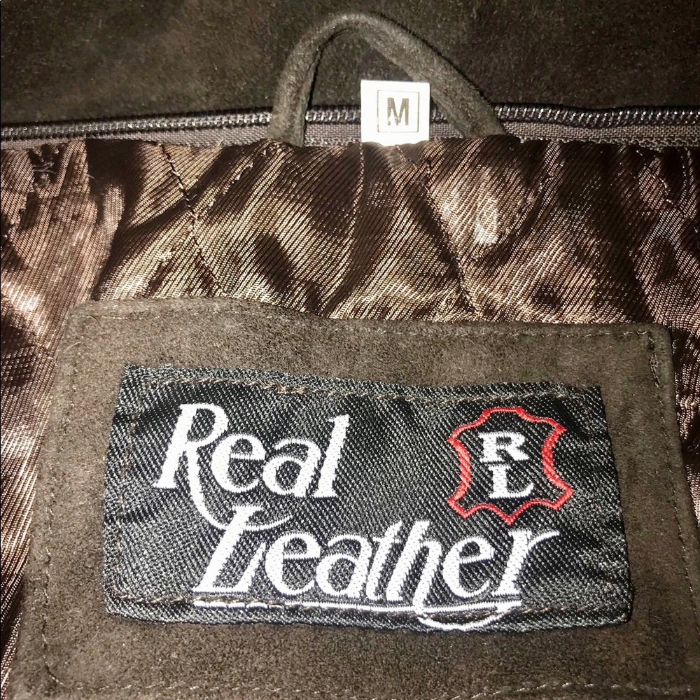 Suede Leather Jacket - image 5